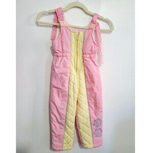 Kids ski snow pants overall girl toddler Pink size 3T